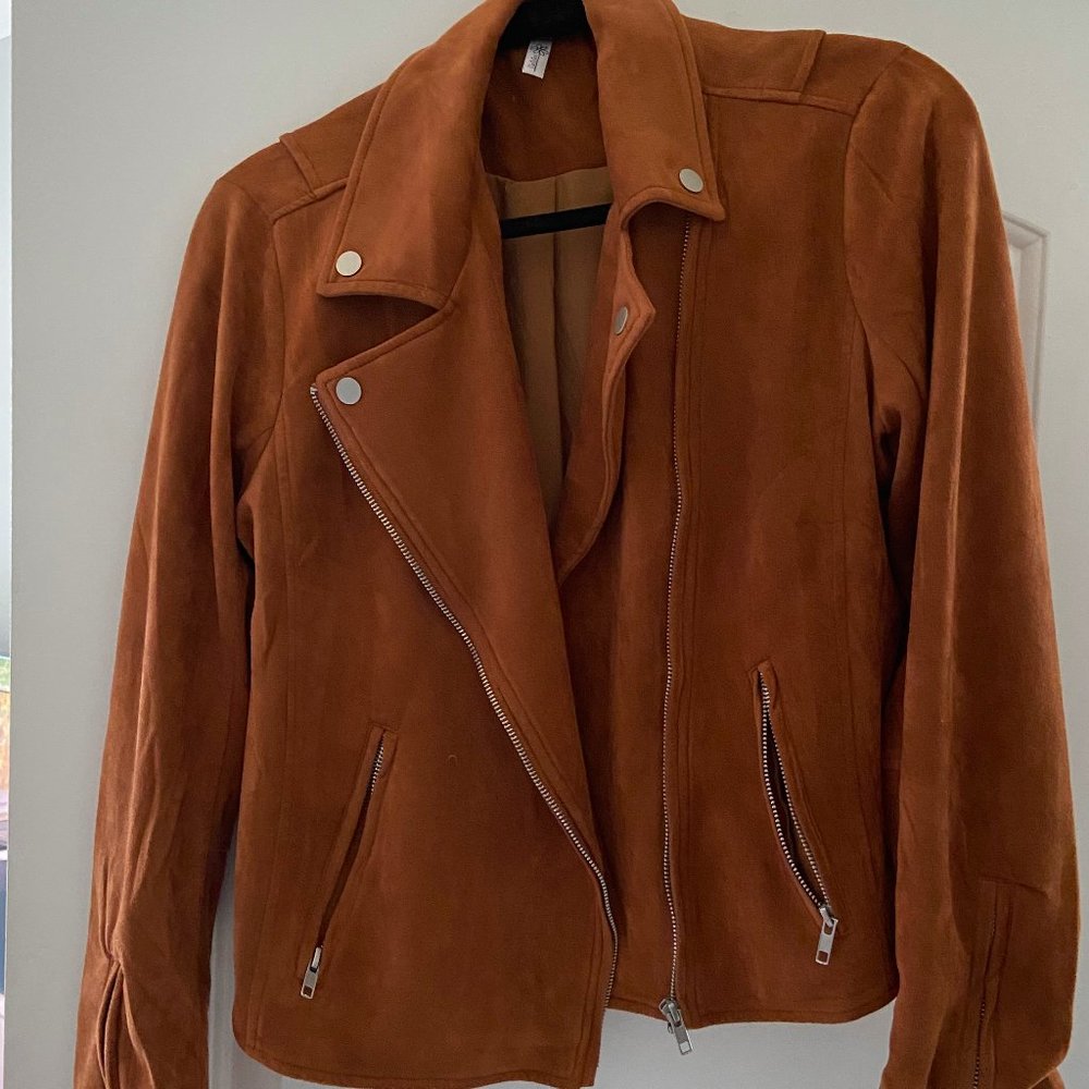 Faux Suede Jacket